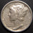 1923-S Mercury Dime - Extra Fine