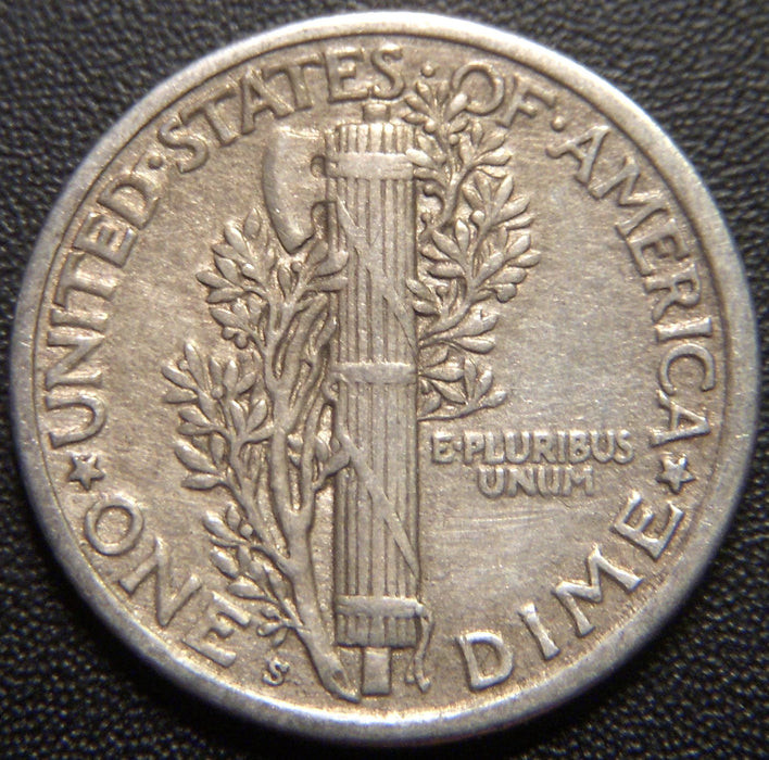 1923-S Mercury Dime - Extra Fine
