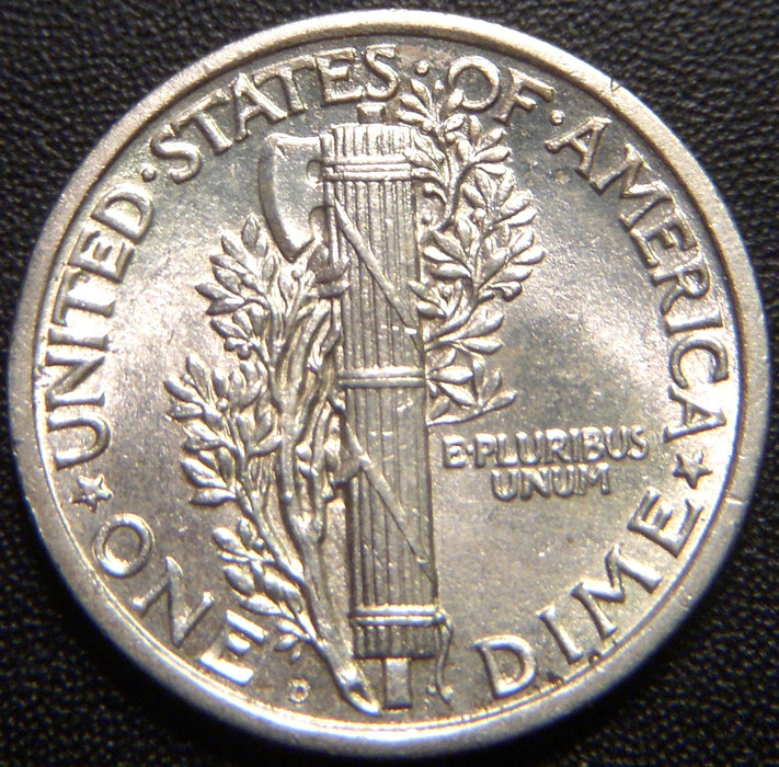 1924-D Mercury Dime - AU+