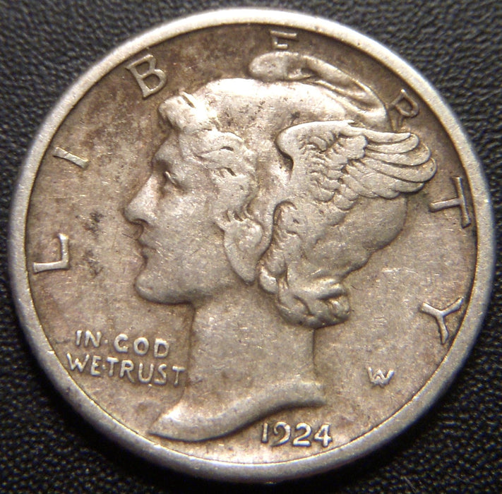 1924-S Mercury Dime - Very Fine
