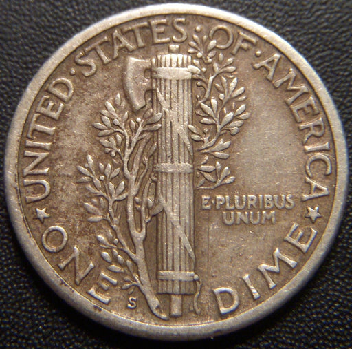 1924-S Mercury Dime - Very Fine