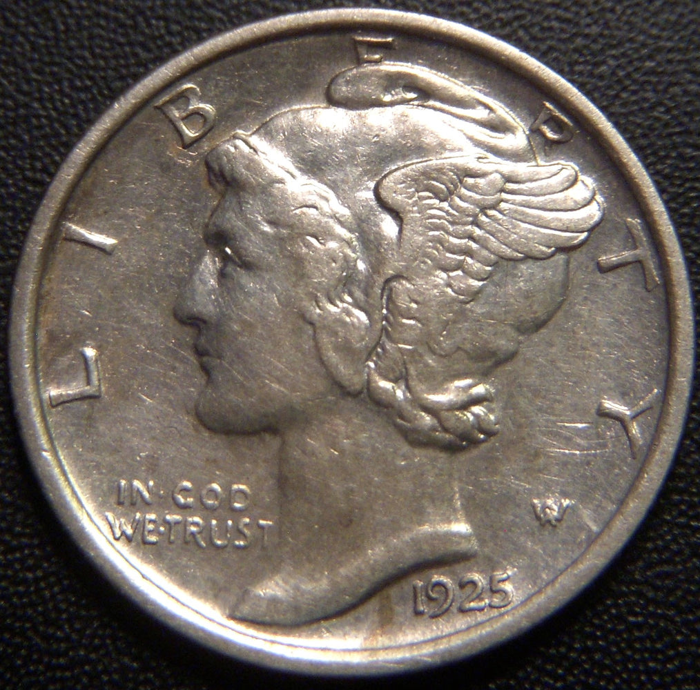 1925-D Mercury Dime - Extra Fine