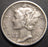 1927-S Mercury Dime - Extra Fine