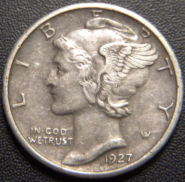 1927-S Mercury Dime - Extra Fine