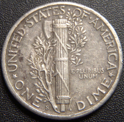 1927-S Mercury Dime - Extra Fine