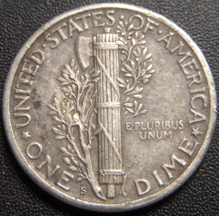 1927-S Mercury Dime - Extra Fine