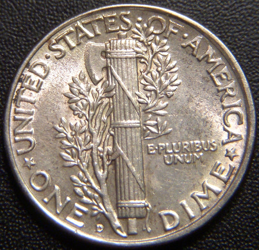 1928-D Mercury Dime - AU