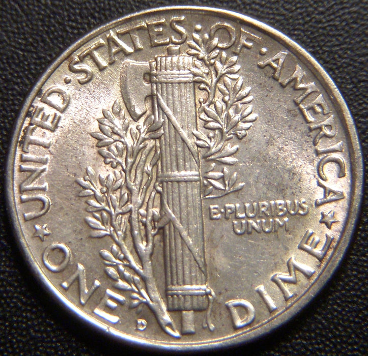 1928-D Mercury Dime - AU