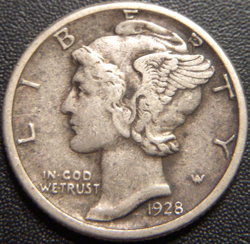 1928-S Mercury Dime - Very Fine