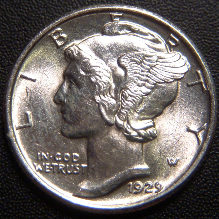 1929 Mercury Dime - Uncirculated