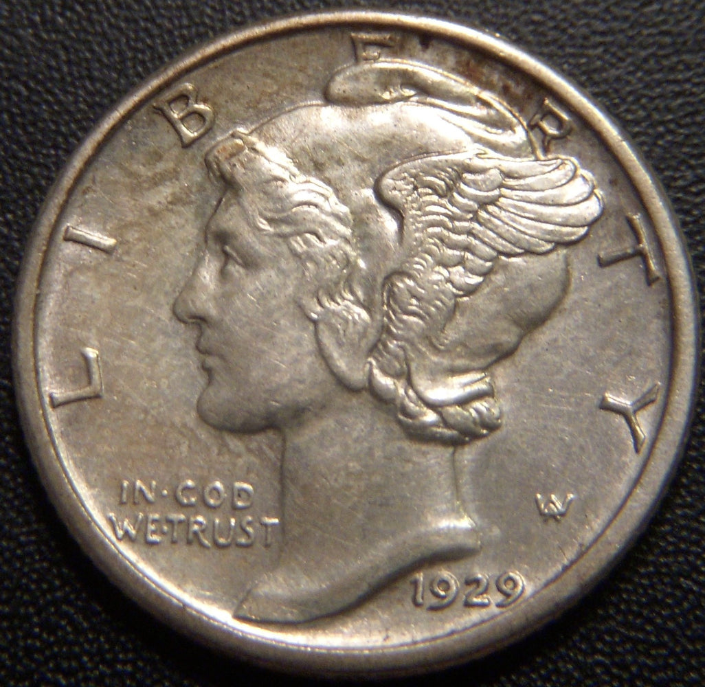 1929-S Mercury Dime - AU