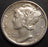 1929-S Mercury Dime - AU
