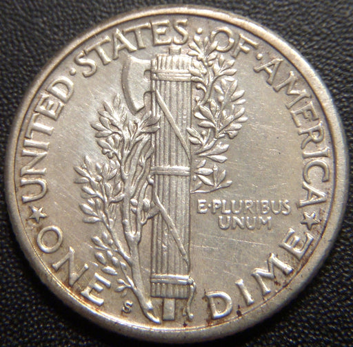 1929-S Mercury Dime - AU