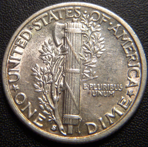 1930-S Mercury Dime - AU