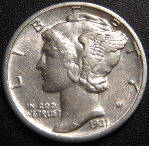 1931-D Mercury Dime - AU