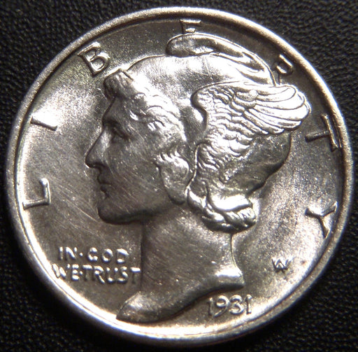 1931-S Mercury Dime - Uncirculated