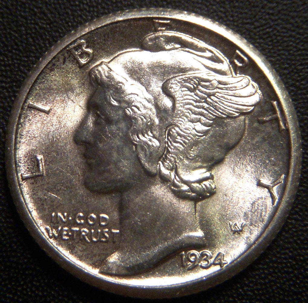1934 Mercury Dime - Uncirculated