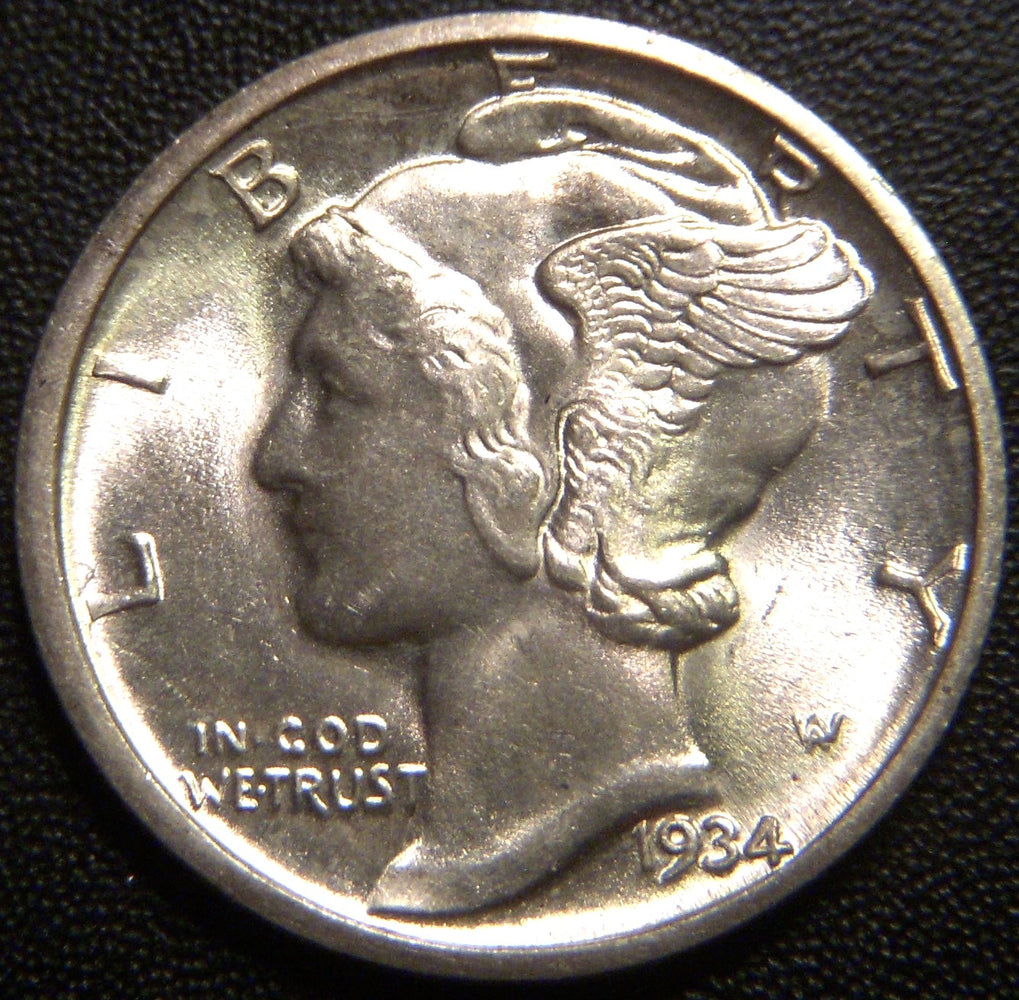 1934-D Mercury Dime - Uncirculated