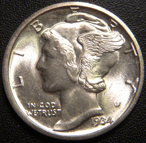 1934-D Mercury Dime - Uncirculated