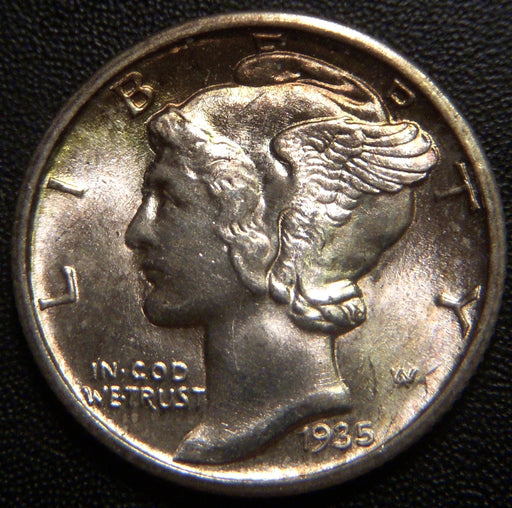 1935-S Mercury Dime - Uncirculated