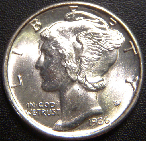 1936-S Mercury Dime - Uncirculated