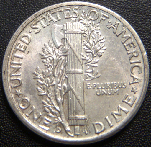 1938-D Mercury Dime - Uncirculated