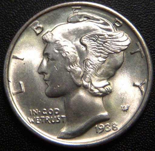 1938-S Mercury Dime - Uncirculated