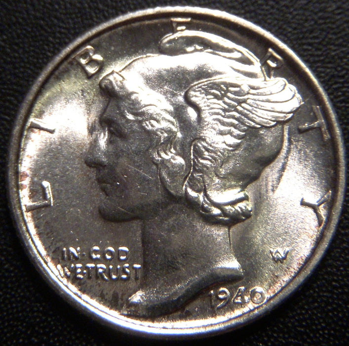 1940-S Mercury Dime - Uncirculated