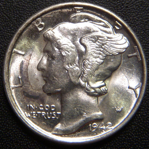 1942-S Mercury Dime - Uncirculated