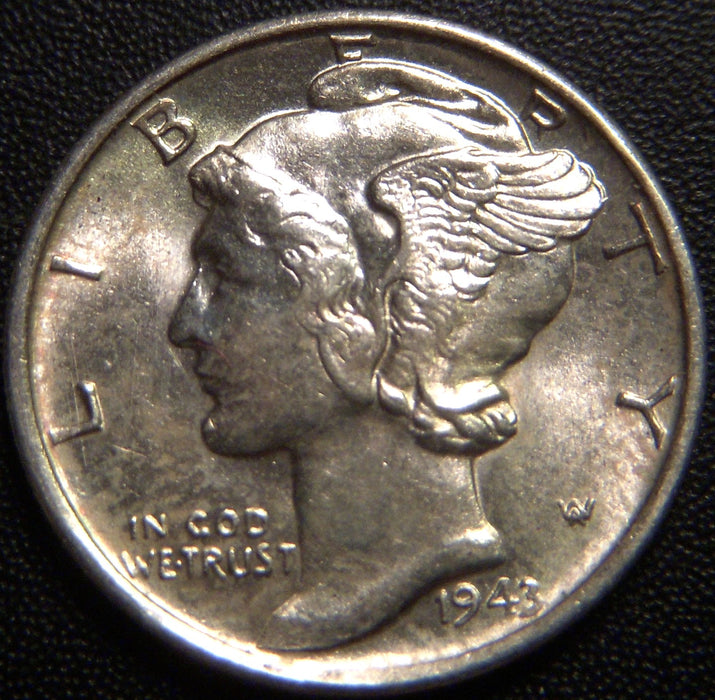 1943-S Mercury Dime - Uncirculated