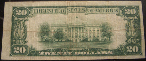 1929 $20 National Bank Note - Seatle, WA Bank# 13230 Type2