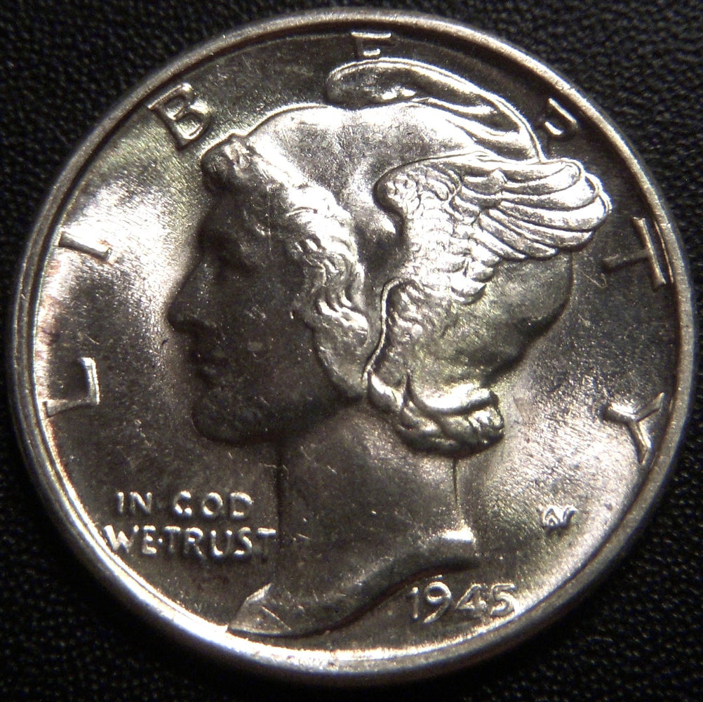 1945-D Mercury Dime - Uncirculated