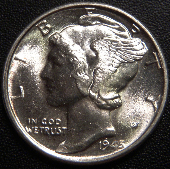 1945-D Mercury Dime - Uncirculated