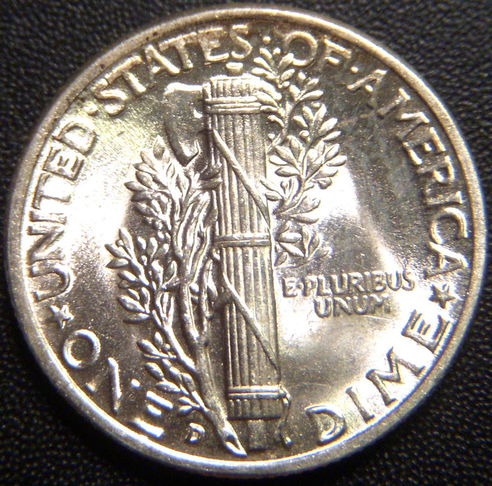 1945-D Mercury Dime - Uncirculated