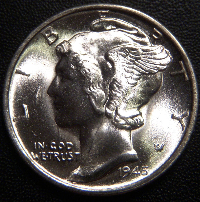 1945-S Mercury Dime - Mico "s" Uncirculated