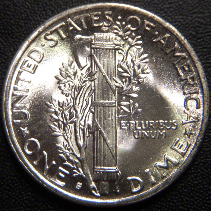 1945-S Mercury Dime - Mico "s" Uncirculated