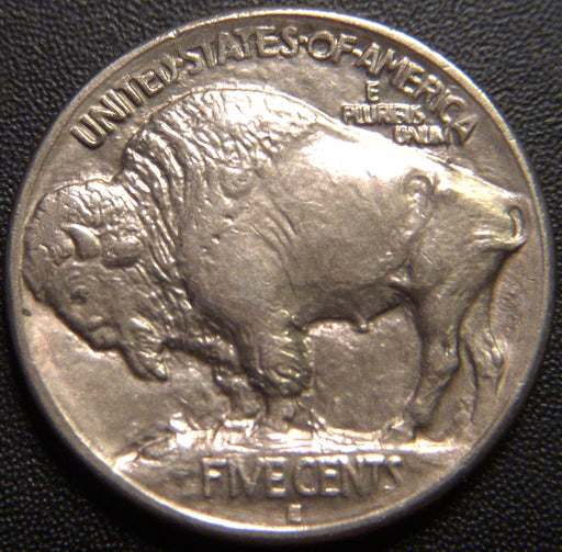 1913-S T1 Buffalo Nickel - AU+