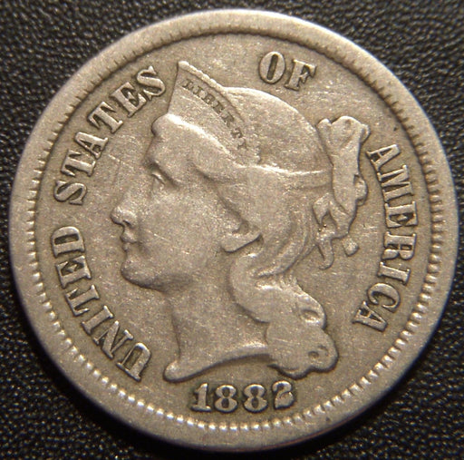 1882 Three Cent Piece - Fine