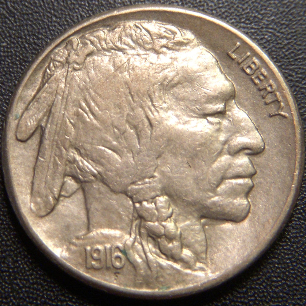 1916-S Buffalo Nickel - AU