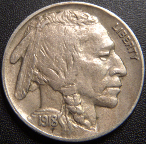 1918-D Buffalo Nickel - Extra Fine