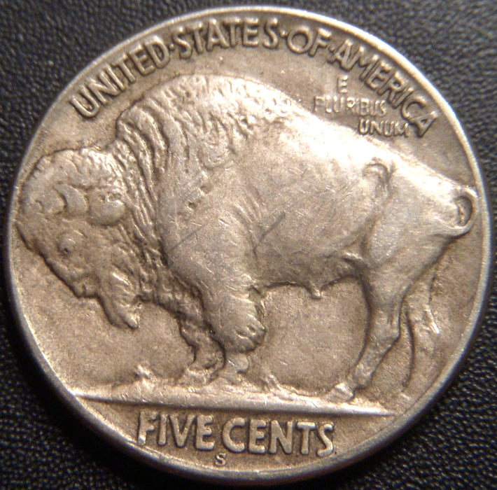 1921-S Buffalo Nickel - Extra Fine