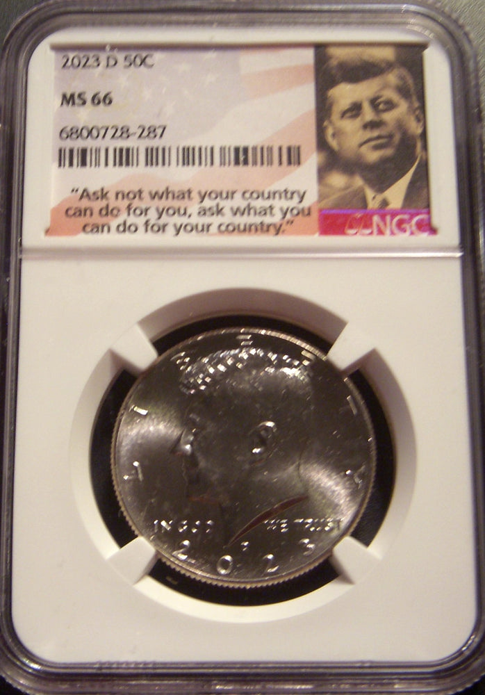 2023-D Kennedy Half Dollar - NGC MS66