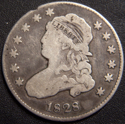 1828 Bust Quarter - Fine