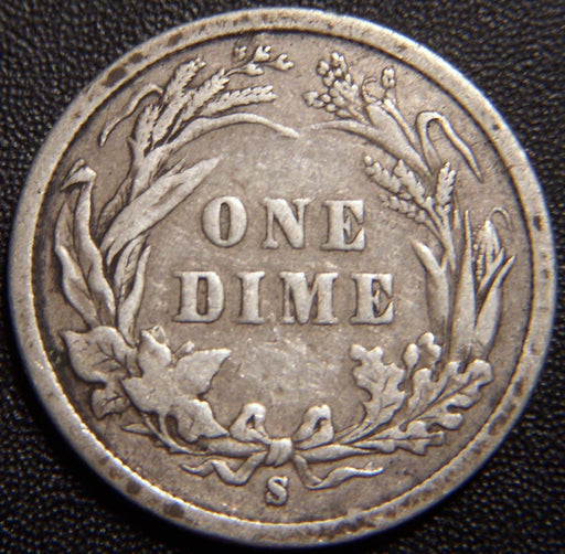 1898-S Barber Dime - Very Good