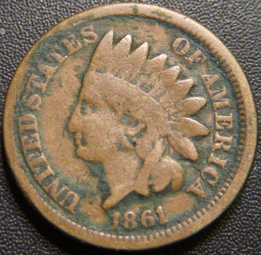 1861 Indian Head Cent - Good