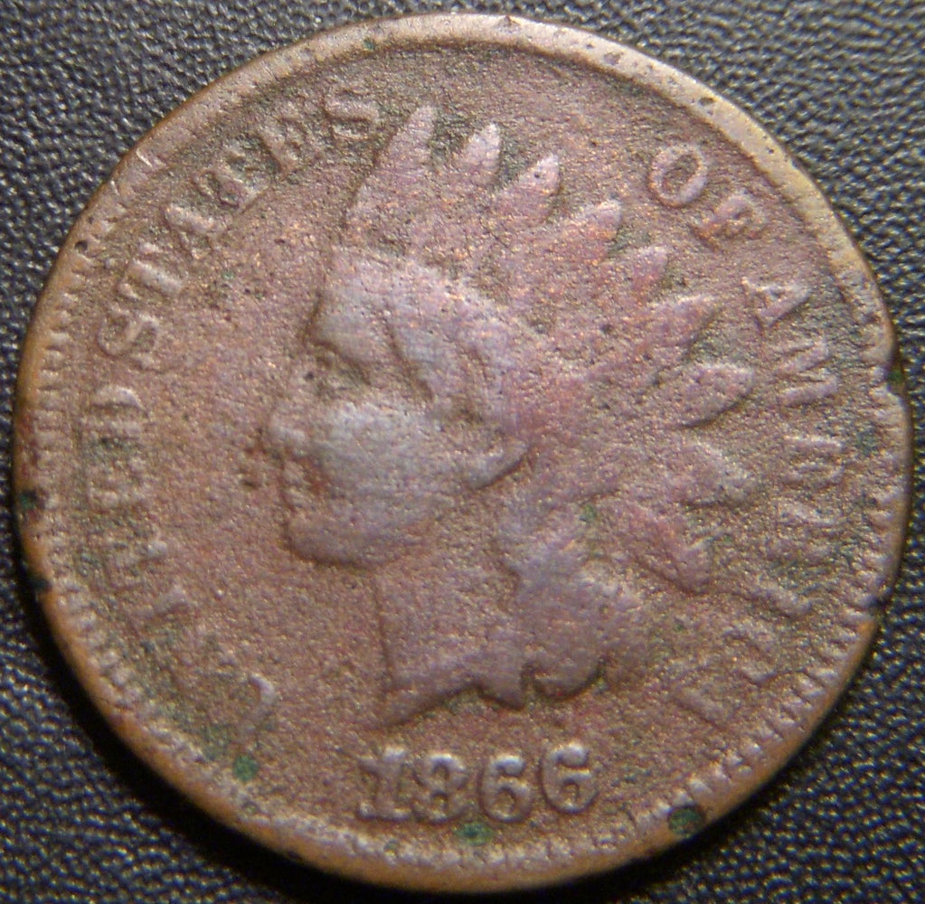 1866 Indian Head Cent - Goodish