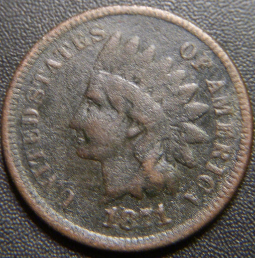 1871 Indian Head Cent - Goodish