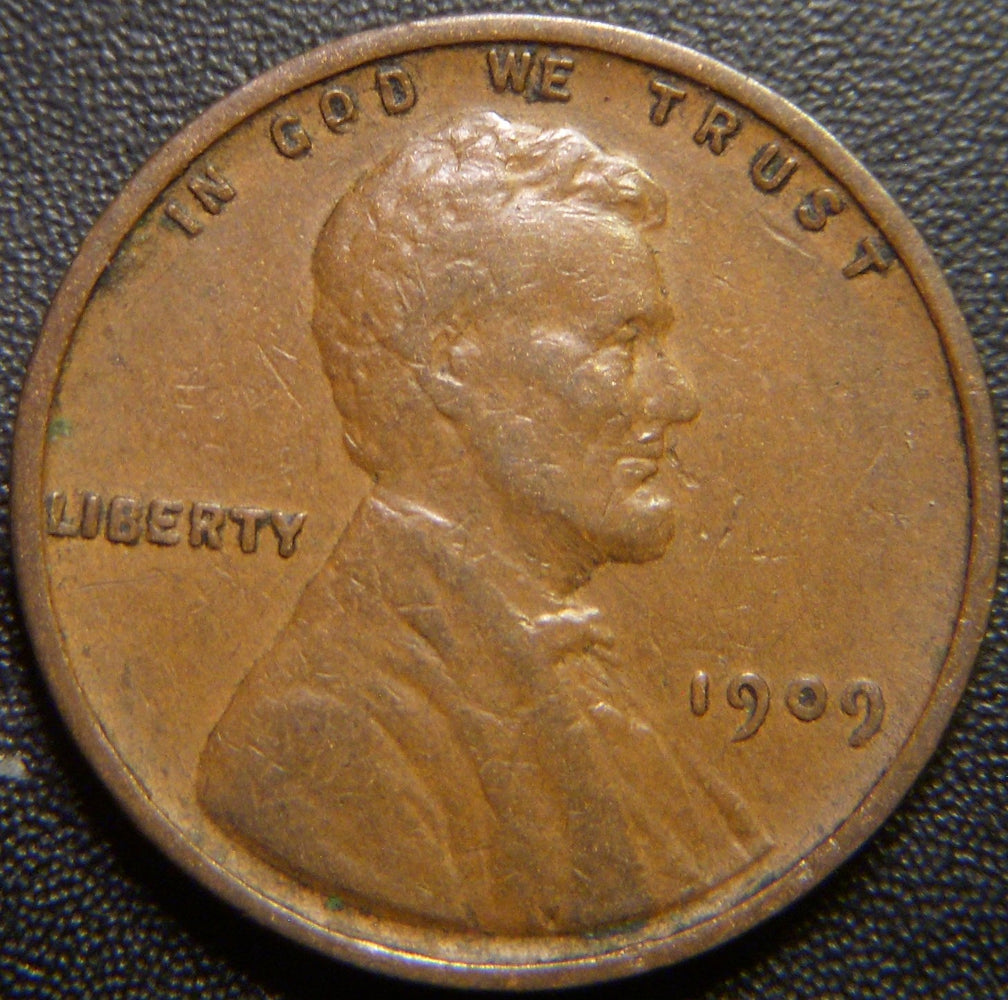 1909-VDB Lincoln Cent - Very Fine