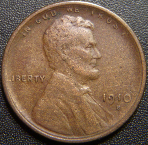 1910-S Lincoln Cent - Very Fine