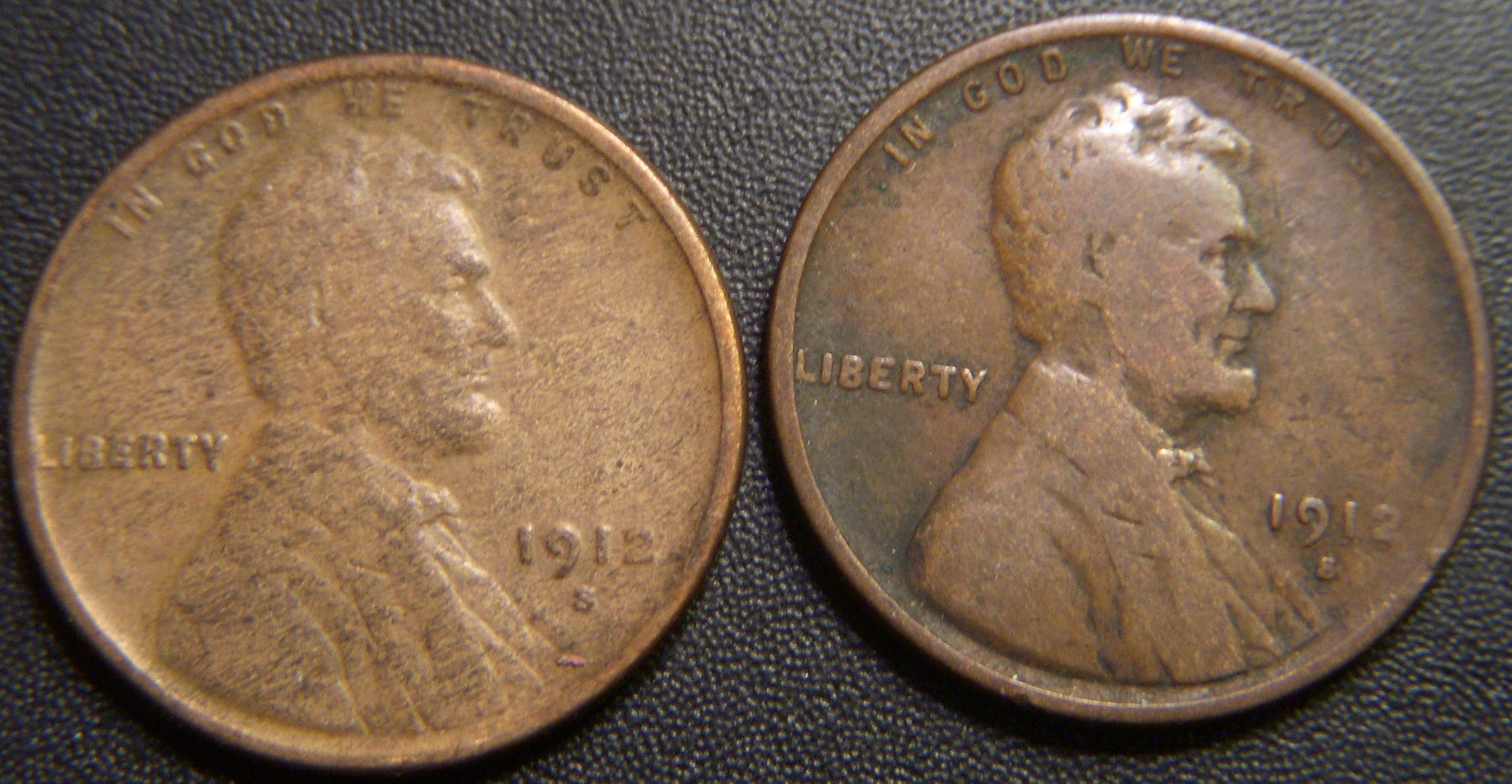 1912-S Lincoln Cent - Very Good
